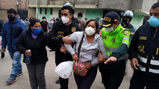Dos detenidos en bronca por instalación de antena de telefonía en Huancayo (VIDEO)