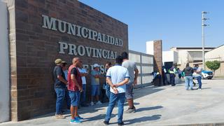 Taxistas se oponen al cierre de paradero por  parte de la Municipalidad Provincial de Pisco