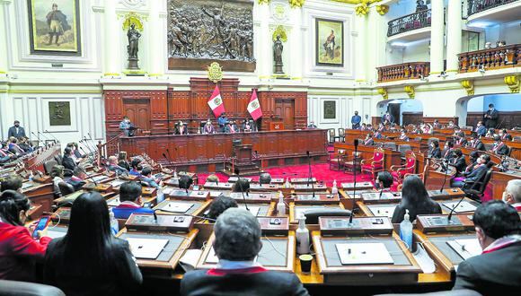 La sesión se llevará a cabo en la Sala Grau del Palacio Legislativo y se tiene previsto que en esta se defina las presidencias de las comisiones ordinarias de la actual legislatura. (Foto: GEC)
