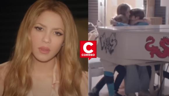 Shakira canta junto a sus hijos Sasha y Milán en su nuevo video ‘Acróstico’.