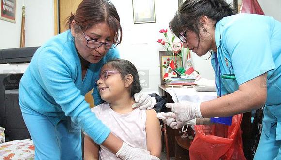 No se cumplió la meta de vacunación contra el sarampión y la poliomielitis