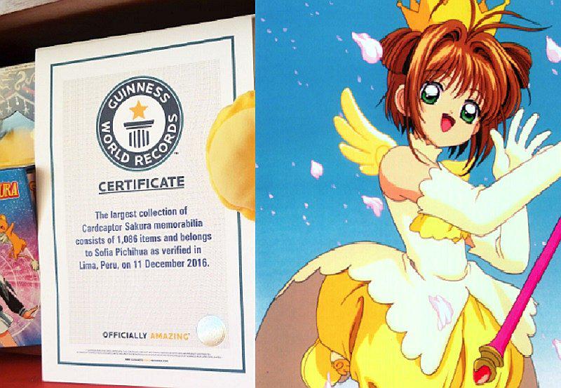 Peruana obtiene premio Récord Guinness por colección del manga "CardCaptor Sakura"