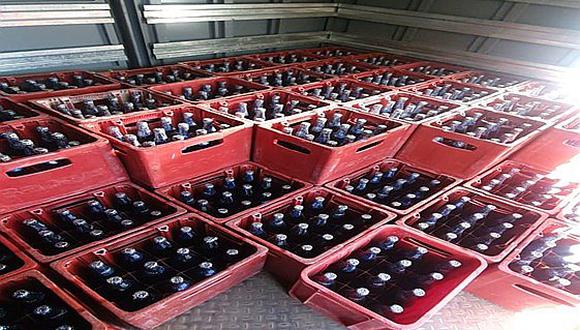Intervienen a camión con 150 cajas de cerveza en mina La Rinconada