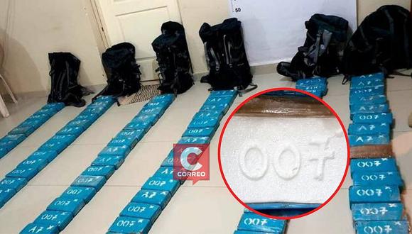 En un operativo incautan 118 kilogramos de clorhidrato de cocaína en Piura