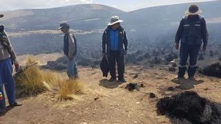 Incendio arrasa con 5 viviendas y 15 hectáreas de pastizales en Huacullani