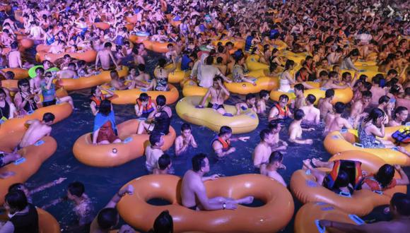 Wuhan, epicentro del COVID-19, celebra fiesta electrónica en plena crisis mundial (FOTOS Y VIDEO) Foto: AFP