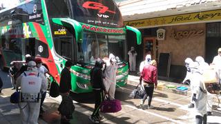Al menos 200 personas llegan a Huancayo y son puestos en cuarentena en hoteles 