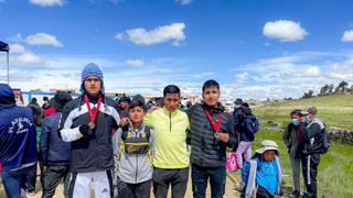 Con poco apoyo los hermanos Huamán Matamoros destacan en campeonato nacional de cross country 