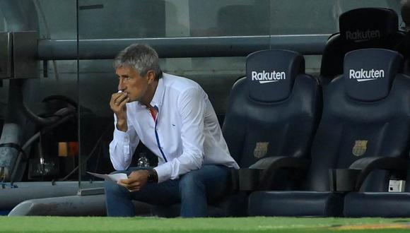 Quique Setién respondió al pedido de Gerard Piqué y los cambios en Barcelona. (Foto: AFP)