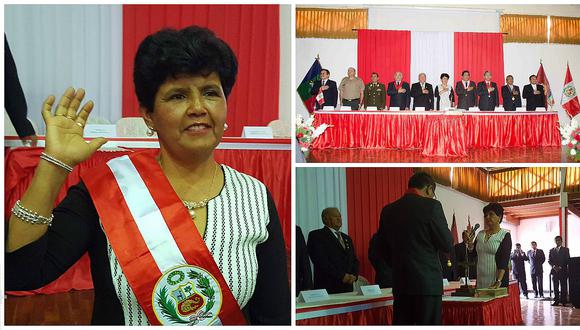Juramenta al cargo la nueva prefecta regional de Moquegua