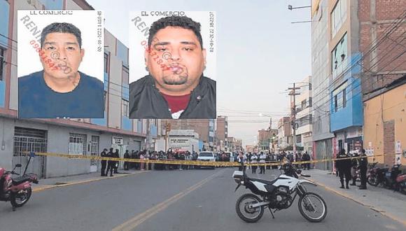 Delincuentes a bordo de motocicleta aprovecharon que las víctimas se detuvieron en un semáforo para asestarle varios disparos en el tórax y cuello a ambos, en pleno centro de Chiclayo.
