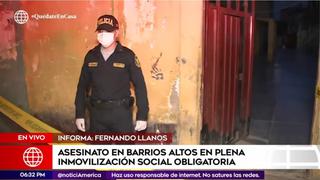 Barrios Altos: Joven es asesinado de siete balazos en plena cuarentena por coronavirus (VIDEO)