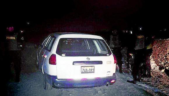 Tacna: delincuentes abandonan vehículo tras persecución policial 