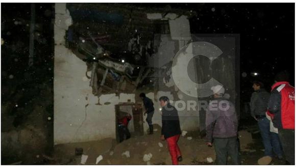 Huancavelica: agricultor muere sepultado tras derrumbe de su vivienda