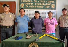 Chincha: atrapan a tres sujetos que pretendían robar en vivienda de Grocio Prado