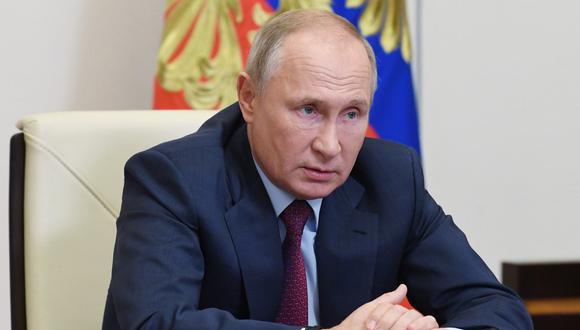 Putin dice no ver fundamentos para una investigación por el caso del envenenamiento de Navalni. (Alexey NIKOLSKY / Sputnik / AFP)