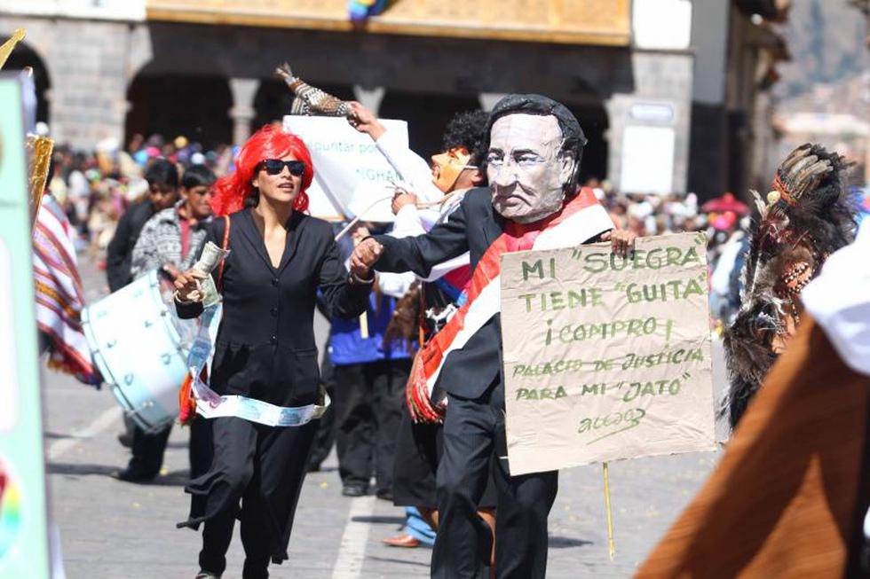 Alegorías gigantes invaden Cusco [FOTOS]