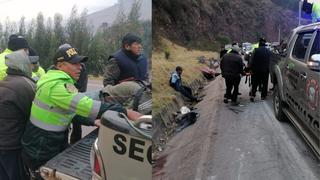 Cuatro fallecidos y una docena de heridos deja vuelco de bus en la vía Cusco - Arequipa