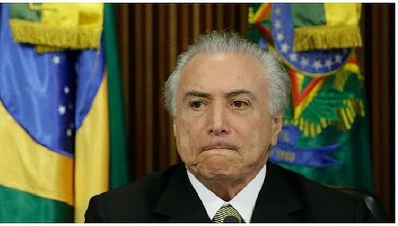 Michel Temer: Alerta en Brasil ante proceso que le podría costar el cargo 