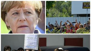 YouTube: Angela Merkel abucheada al visitar centro de refugiados blanco de protestas xenófobas