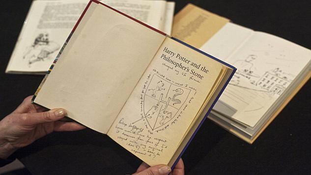 Manuscrito de Harry Potter saldrá a subasta por más de 80 mil libras