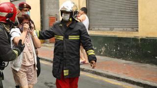 Cercado de Lima: alarma por fuga de gas en vivienda durante estado de emergencia (FOTOS) 