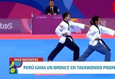 Lima 2019: Perú gana medalla de bronce en parejas de Taekwondo (VIDEO)