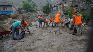 Áncash: Soldados ayudan a pobladores de Yaután afectados por lluvias intensas (FOTOS)