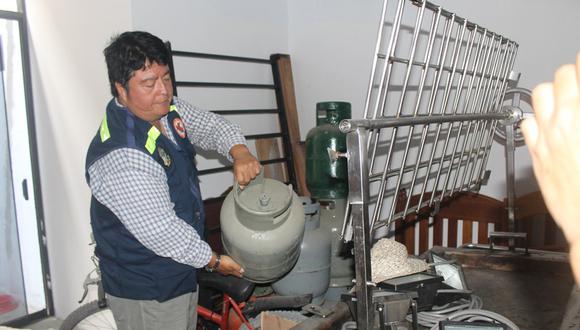  Nuevo Chimbote: Local de venta clandestina de gas es clausurado