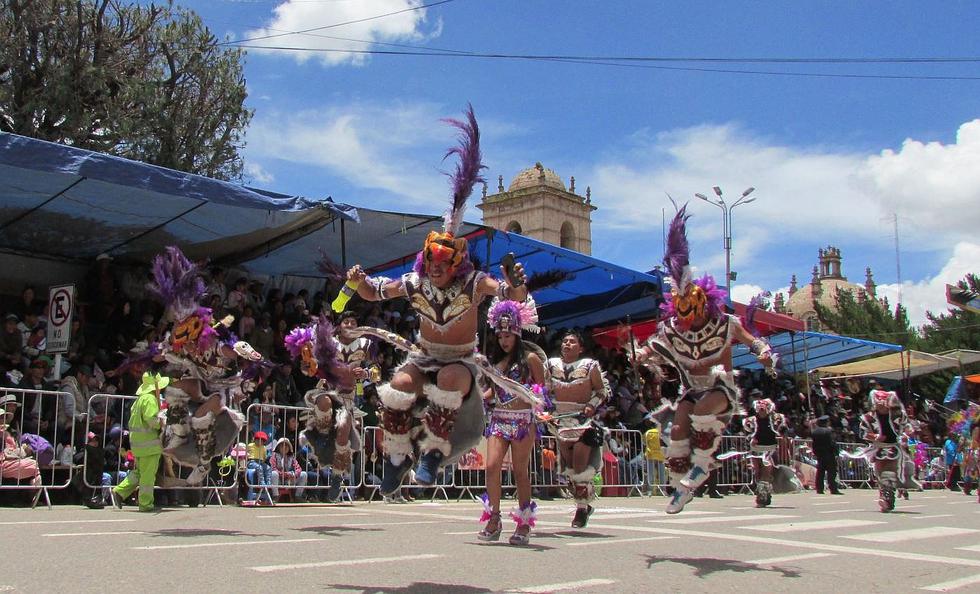Parada cerró con broche de oro carnavales 2018 en Juliaca (FOTOS)