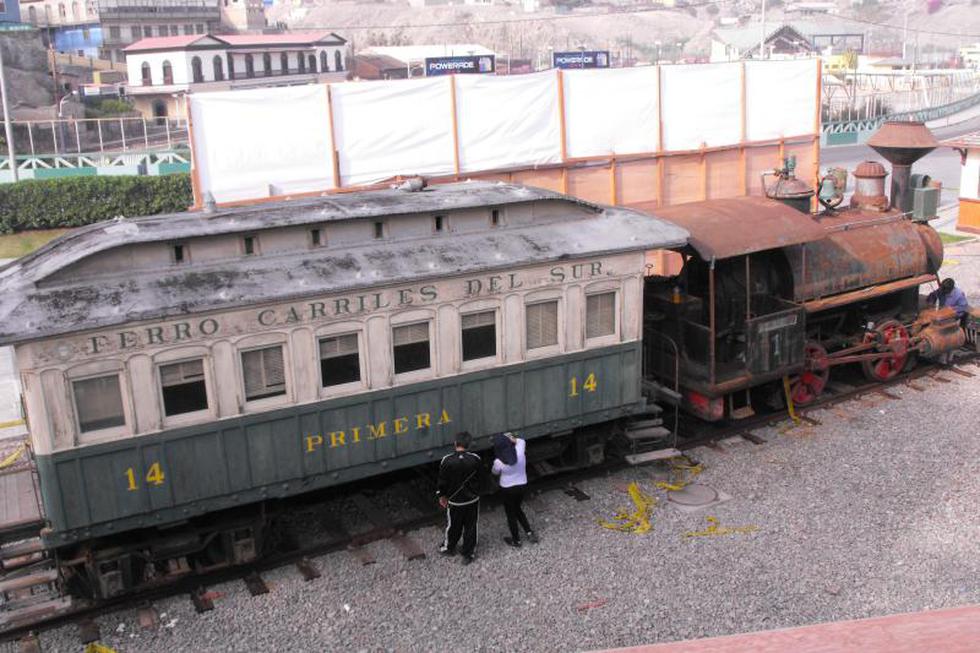 Expertos restaurarán locomotora "La Mollendina"