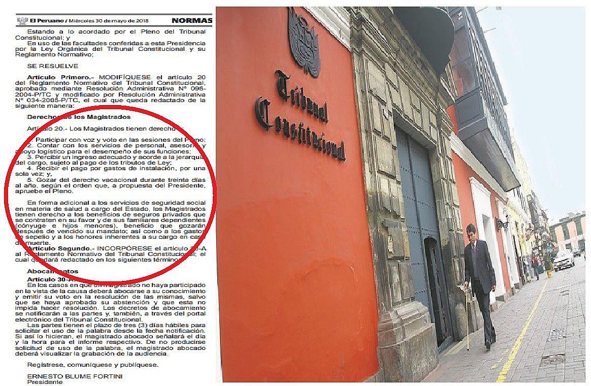 TC modifica su reglamento para que miembros tengan seguro hasta después de dejar cargos 