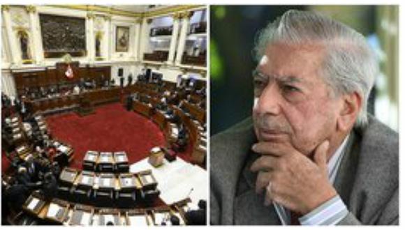 Congreso saludó a Mario Vargas Llosa por su cumpleaños