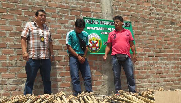 Incautan pirotécnicos valorizados en 50 mil soles en Chiclayo