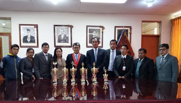 Seis medallas y copas para Huancavelica en Juegos Nacionales Judiciales 2018