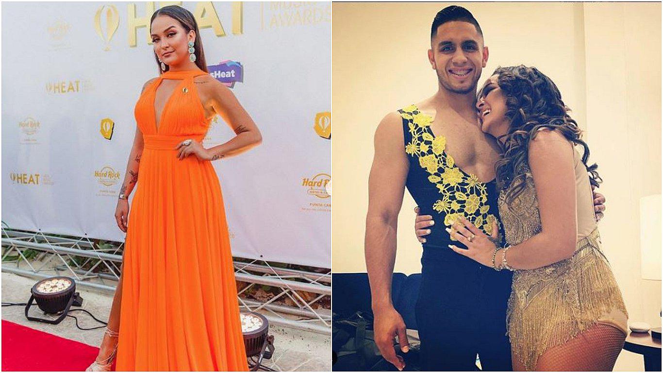 Novio de Daniela Darcourt habló tras eliminación en los Premios Heat 2019