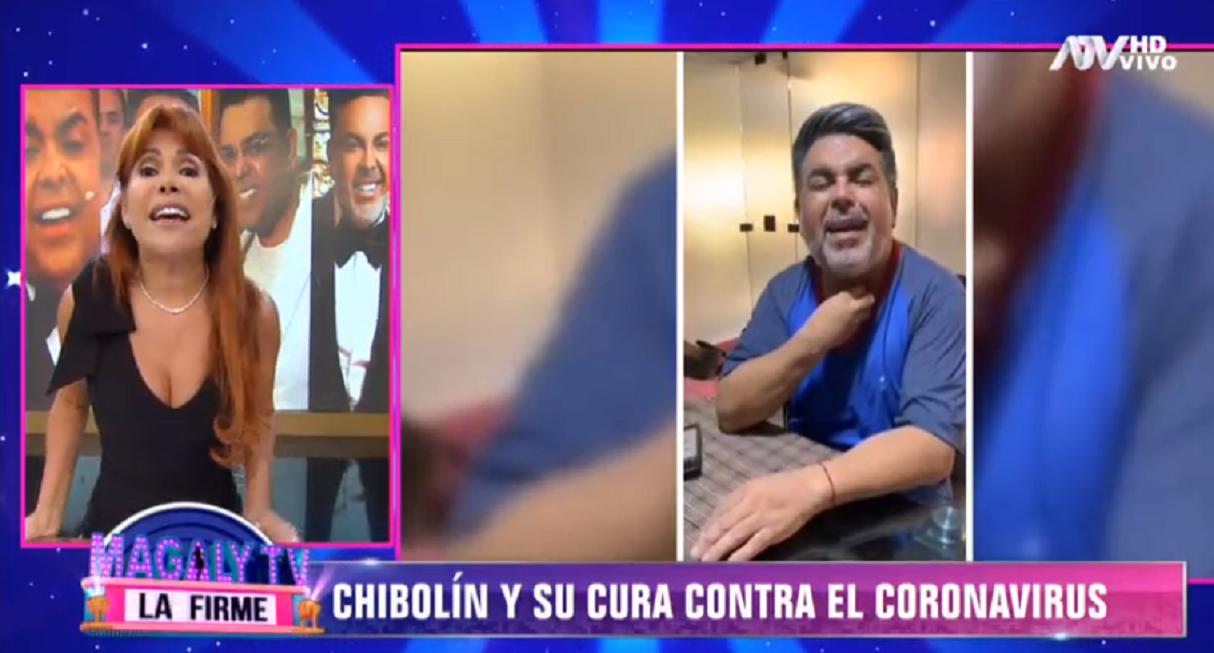 Magaly Medina critica al conductor Andrés Hurtado. (Foto: Captura ATV)