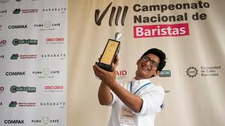 Joven de 27 años es el nuevo campeón nacional de barismo que representará a Perú en Australia