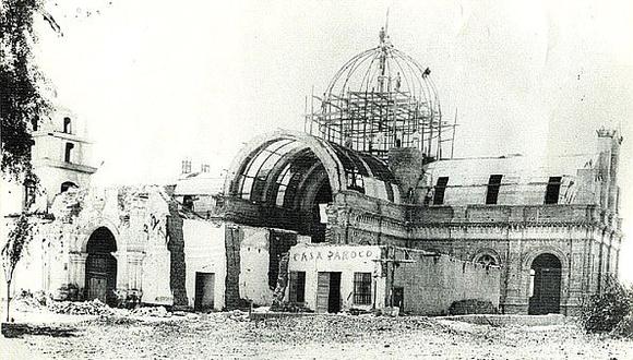 Ica: El incendio de 1918 destruyó la  iglesia de Luren
