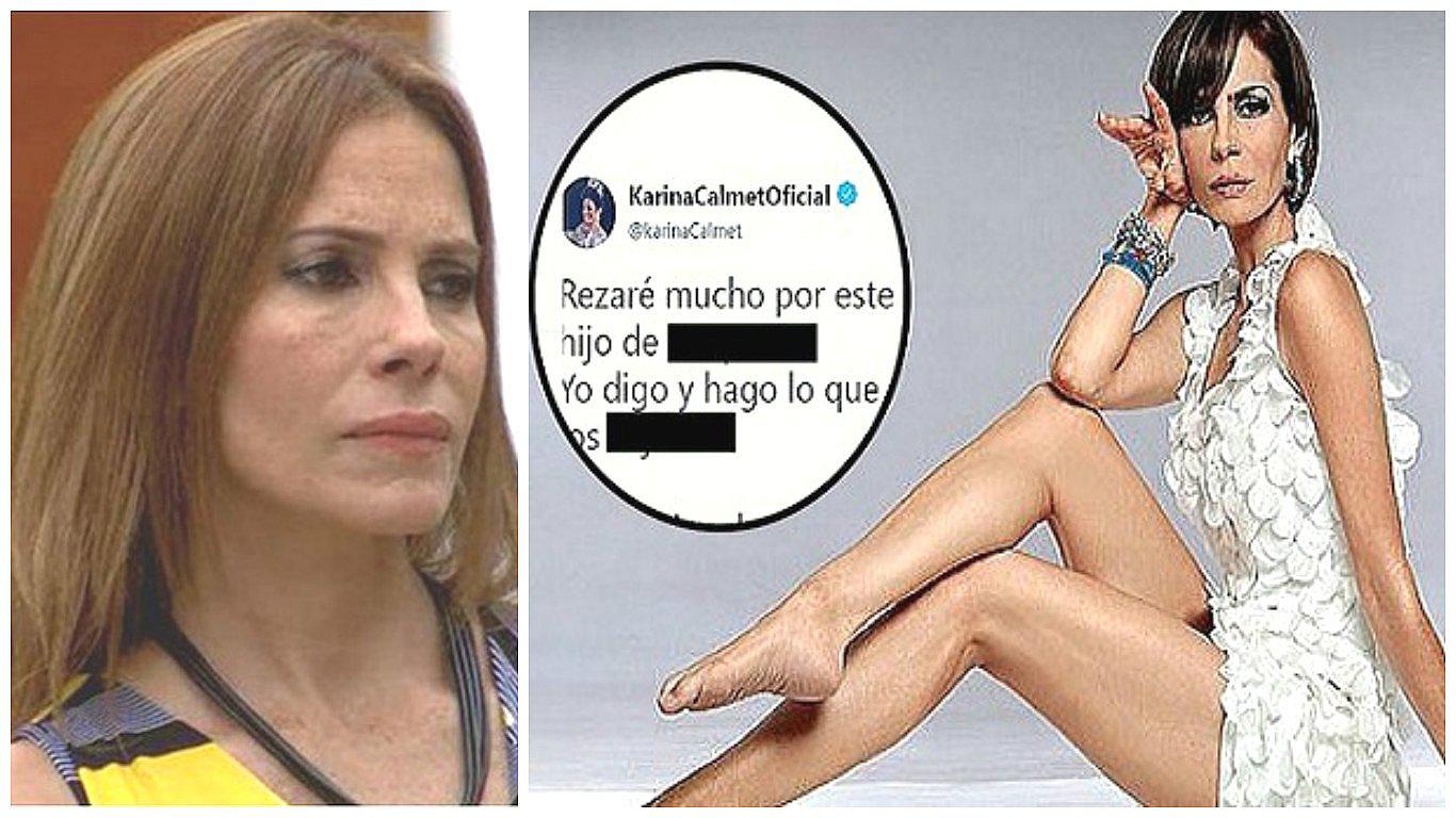 Karina Calmet tras insultar a usuario en Twitter: "Soy tan dama como faite" (FOTOS)
