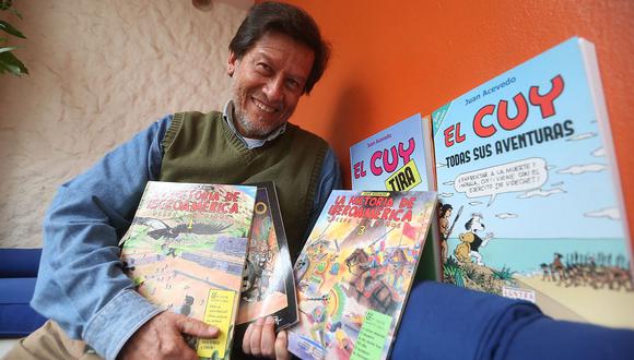 Juan Acevedo, el autor del "Diario del Cuy" estuvo en Olor a Tinta