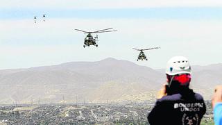 Gran realismo en el simulacro de sismo por despliegue de las FF.AA.