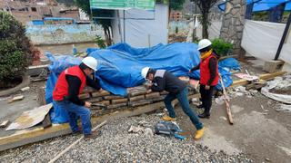 Contraloría advierte posible colapso de veredas por obra paralizada de Municipio de Huancavelica (FOTOS)