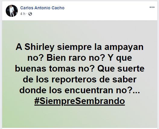 Carlos Cacho cuestiona veracidad de ampay de Magaly a Jean Deza