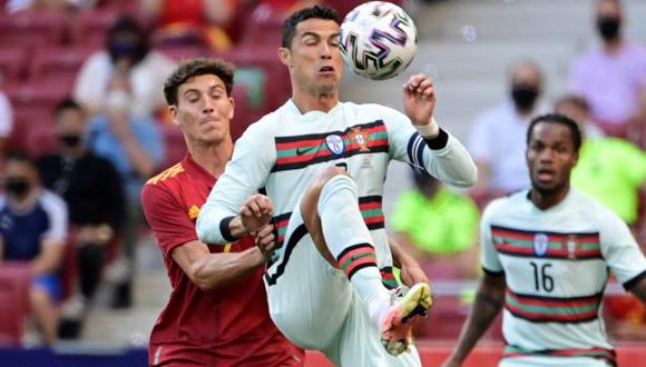 España vs. Portugal: chocan por la UEFA Nations League en Sevilla. (Foto: AFP)