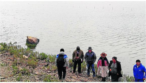 ​Poblados temen ser arrasados por lagunas en Choclococha 