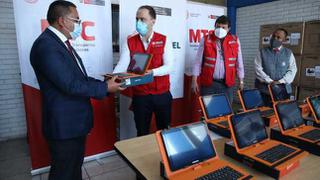 MTC envió lote de 3,150 tablets para estudiantes de la región Huancavelica