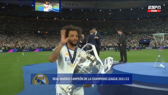 Real Madrid celebró el título de la Champions League tras vencer a Liverpool. (Foto: EFE)