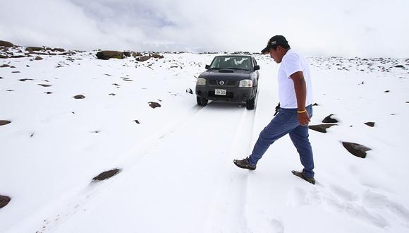 Senamhi pronostica nevadas en zonas altas de Arequipa 