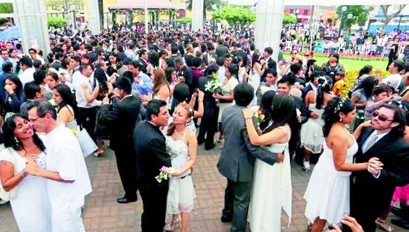 Huancayo: Veinte parejas que cumplieron requisitos y se casarán sin ceremonia